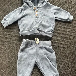 Carter's Gray Hoodie and Joggers Set